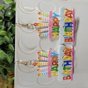 Happy Birthday Earrings